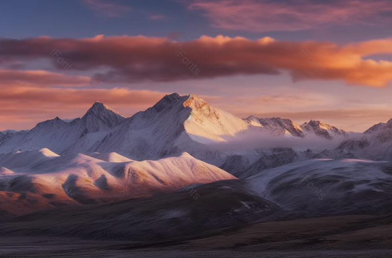 实拍冬天的日照雪山背景,高清,摄影图,摄影图片,图片大全,摄影图免费下载